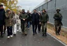 Parlamentarzyści państw NATO i Ukrainy poznali system ochrony granicy z Białorusią