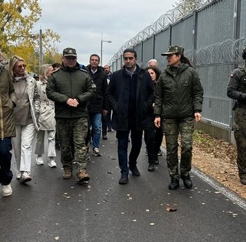Parlamentarzyści państw NATO i Ukrainy poznali system ochrony granicy z Białorusią